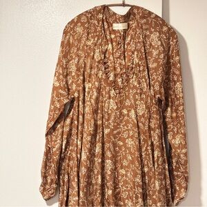 Natalie Martin Silk Fiore Mini Dress | size small